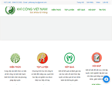 Tablet Screenshot of khicongvn.com